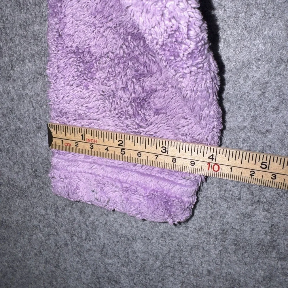 The North Face Oso Fleece Jacket Girls L (12) Purple High Pile Full Zip